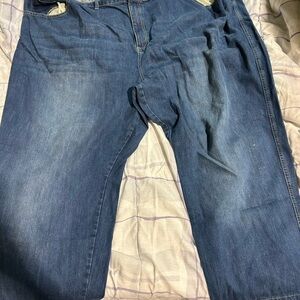 Men's Relaxed Fit Blue Jeans